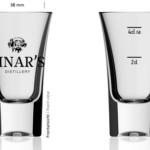 Einar's Distillery Snapsaglas